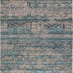 Alfombra Louis De Poortere, Antiquarian Zemmuri Blue 9110, Kilim design