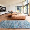 Louis De Poortere alfombra LX 9110 Antiquarian Kilim Zemmuri Blue interior 2