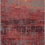 Alfombra Louis De Poortere, Atlantic Nassau Red 9125, Streaks design