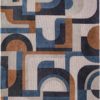 Louis De Poortere alfombra LX 9196 Nuance Module Camel Blue