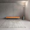 Louis De Poortere alfombra LX 9197 Structures Baobab Dry Beige interior 1