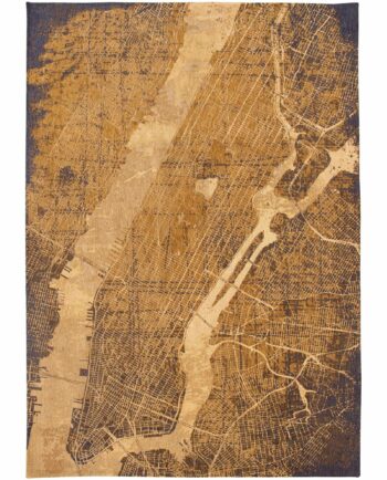 Louis De Poortere alfombra Cities New York 9315 Gatsby Gold