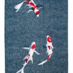 Alfombra Louis De Poortere, Pop Japanese Pond 9390, Koi design