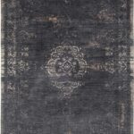 Alfombra Louis De Poortere, Fading World Mineral Black 8263, Medallion design