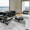alfombras Louis De Poortere LX8926 Mad Men Griff Metro Black and White interior