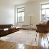 alfombras Louis De Poortere LX8928 Mad Men Jacobs Ladder Central Yellow interior