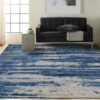 Calvin Klein alfombra River Flow CK001 RFV01 BLGRY BLUE GREY 8X10 099446845641 interior