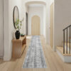 Nourison alfombra Abstract Hues ABH03 GRYWT GREY WHITE 2x12 099446906465 interior 1