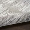 Nourison alfombra Abstract Hues ABH03 GRYWT GREY WHITE 5X8 099446906489 TX01