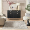 Nourison alfombra Alessia ALE01 GREY 5x8 099446901934 interior 3
