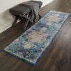 Nourison alfombra Ankara Global ANR03 BLUE 2x6 099446456557 interior 1