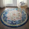 Nourison alfombra Ankara Global ANR03 BLUE 4xRND 099446456571 interior 1 C