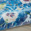 Nourison alfombra Ankara Global ANR03 BLUE 5x8 099446456595 TX01