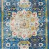 Nourison alfombra Ankara Global ANR03 BLUE 5x8 099446456595 main