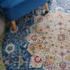 Nourison alfombra Ankara Global ANR03 BLUE 6xRND 099446456601 interior 2 C