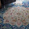 Nourison alfombra Ankara Global ANR03 BLUE 9x12 099446456656 interior 2 copy