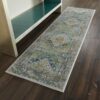 Nourison alfombra Ankara Global ANR07 BLGRE 2x6 099446457295 interior 1