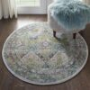 Nourison alfombra Ankara Global ANR07 BLGRE 4xRND 099446457318 interior 1 C