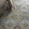 Nourison alfombra Ankara Global ANR07 BLGRE 5X7 099446457363 interior 2 C