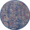 Nourison alfombra Ankara Global ANR08 NVMTC 4xRND 099446457455 flat C