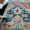 Nourison alfombra Ankara Global ANR11 BLUMT BLUE MULTI 5X8 099446498076 interior 2 C
