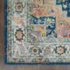 Nourison alfombra Ankara Global ANR11 BLUMT BLUE MULTI 5x8 099446498076 CR C