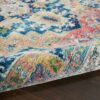 Nourison alfombra Ankara Global ANR11 BLUMT BLUE MULTI 5x8 099446498076 TX01 C