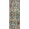 Nourison alfombra Ankara Global ANR12 GRYMT GREY MULTI 2x6 099446498151 flat C