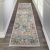 Nourison alfombra Ankara Global ANR12 GRYMT GREY MULTI 2x6 099446498151 interior 1 C