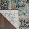 Nourison alfombra Ankara Global ANR14 TEAL MULTI 5x8 099446498441 CRB