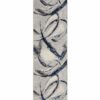 Nourison alfombra Brush Strokes BSK02 GRYNV GREY NAVY 2x8 099446898999