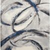 Nourison alfombra Brush Strokes BSK02 GRYNV GREY NAVY 8x10 099446899019