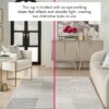Nourison alfombra Brush Strokes BSK04 SILGY SILVER GREY 2x8 099446899088 interior 2