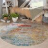 Nourison alfombra Celestial CES02 SEALF SEALIFE 5RND 099446362254 interior 1