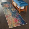 Nourison alfombra Celestial CES09 BLYEL BLUE YELLOW 2X6 099446482679 interior 1