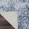 Nourison alfombra Damask DAS06 IVNAV IVORY NAVY 5x7 099446349859 CRB C
