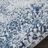 Nourison alfombra Damask DAS06 IVNAV IVORY NAVY 5x7 099446349859 TX01