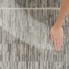 Nourison alfombra Desire DSR02 CHAGY CHARCOAL GREY 5X7 099446128874 HAND