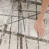 Nourison alfombra Desire DSR03 GRSIL GREY SILVER 5X7 099446129130 HAND