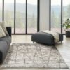 Nourison alfombra Desire DSR03 GRSIL GREY SILVER 5X7 099446129130 interior 1