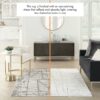 Nourison alfombra Desire DSR03 GRSIL GREY SILVER 5X7 099446129130 interior 3