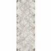 Nourison alfombra Glitz GLZ02 IVGRY IVORY GREY 2x8 099446133717