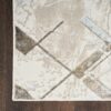 Nourison alfombra Glitz GLZ02 IVGRY IVORY GREY 5X7 099446133731 CR
