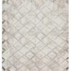 Nourison alfombra Glitz GLZ02 IVGRY IVORY GREY 8x10 099446133748