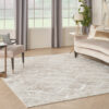 Nourison alfombra Glitz GLZ02 IVGRY IVORY GREY 8x10 099446133748 interior 1