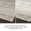 Nourison alfombra Glitz GLZ10 CRMGY CREAM GREY 5x7 099446904058 LIGHT DARK TX03