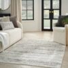 Nourison alfombra Glitz GLZ10 CRMGY CREAM GREY 5x7 099446904058 interior 1