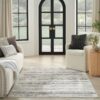 Nourison alfombra Glitz GLZ10 CRMGY CREAM GREY 5x7 099446904058 interior 3