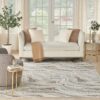 Nourison alfombra Glitz GLZ22 GRYGD GREY GOLD 8x10 099446951212 interior 3