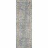 Nourison alfombra Lustrous Weave LUW02 BLUIV BLUE IVORY 2x8 099446752062